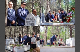 24 YIL ÖNCE GÖREVİ BAŞINDA ŞEHİT EDİLEN AV. SAVAŞ BEDİR VE İCRA MEMURU HASAN FINDIL MEZARLARI BAŞINDA ANILDI